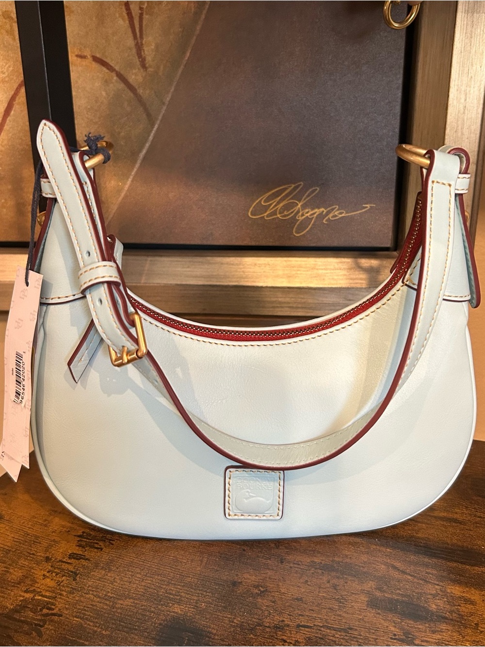 Dooney & Bourke Ice Blue Shoulder Bag-NWT - Picture 3 of 4